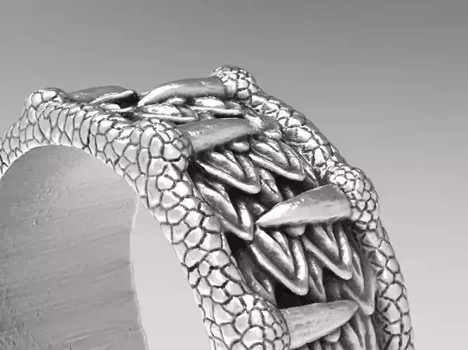 Dragon ring 3D print model