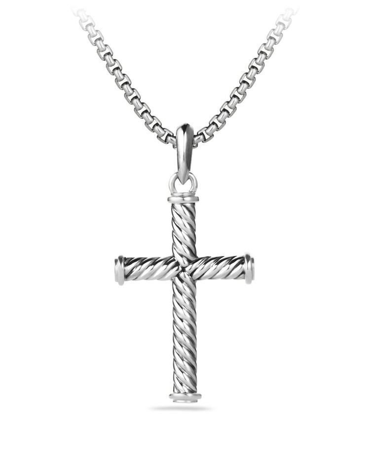 David Yurman Cross Necklace 02 3D print model_5