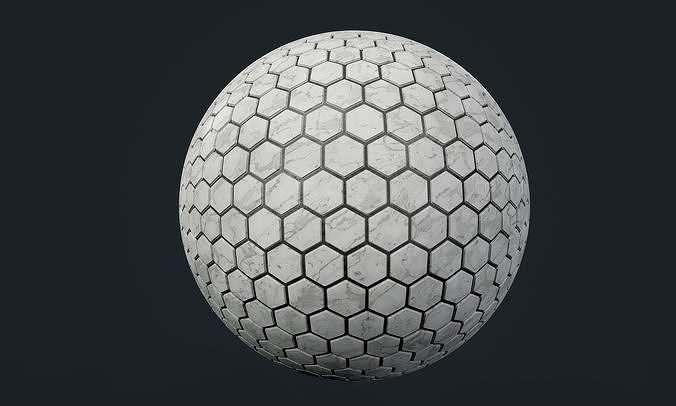 Marble Tile Seamless PBR Texture Texture