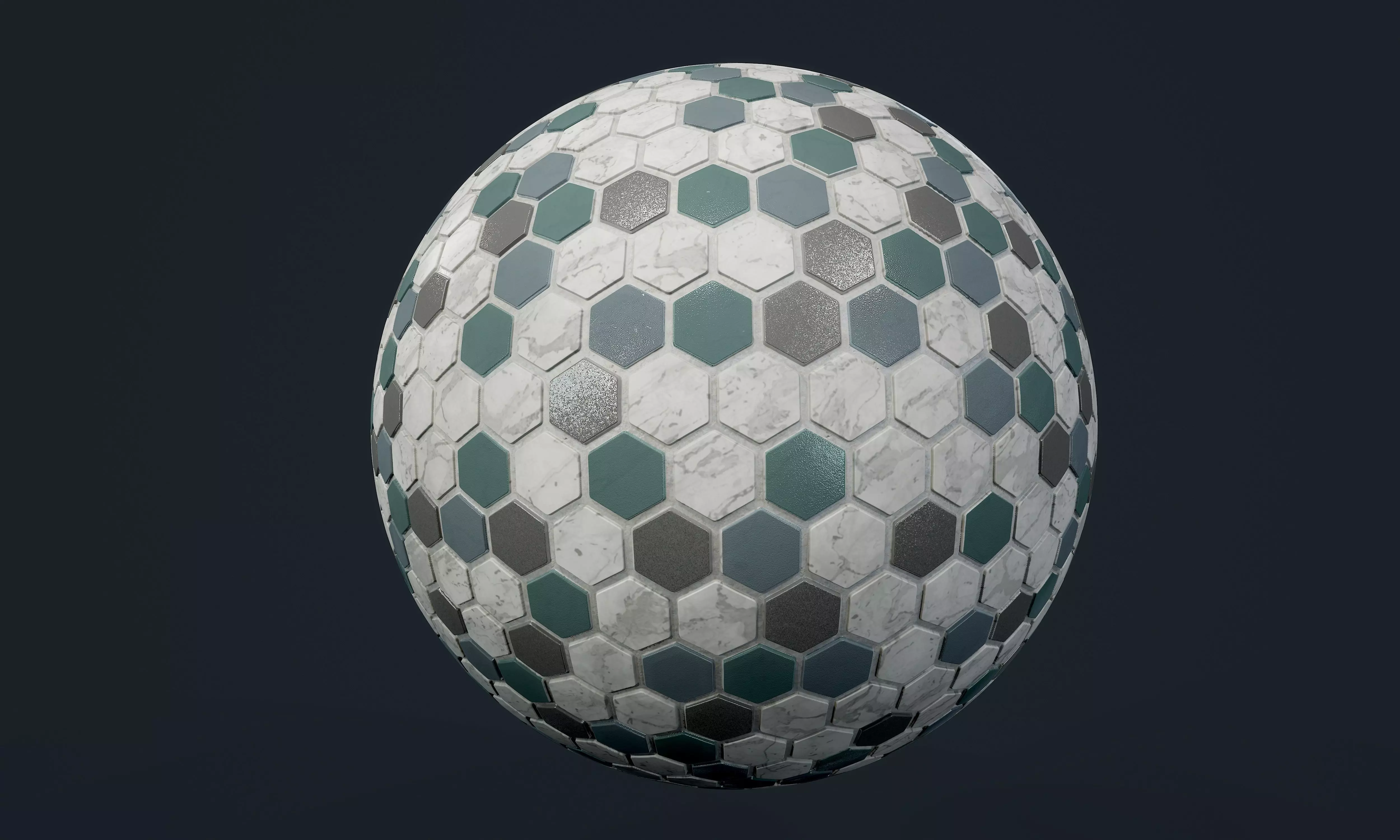 Marble Tile Seamless PBR Texture Texture