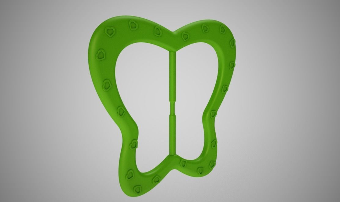 Butterfly Buckle 3D print model_10