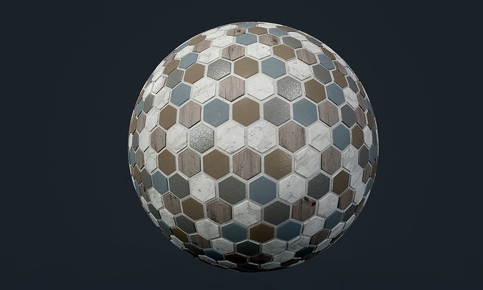 Marble Tile Seamless PBR Texture Texture