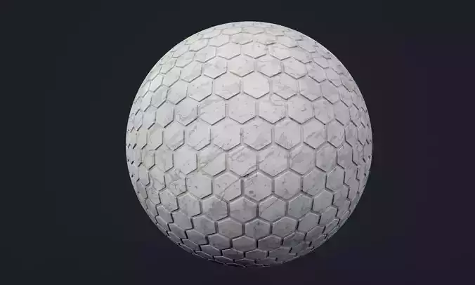 Marble Tile Seamless PBR Texture