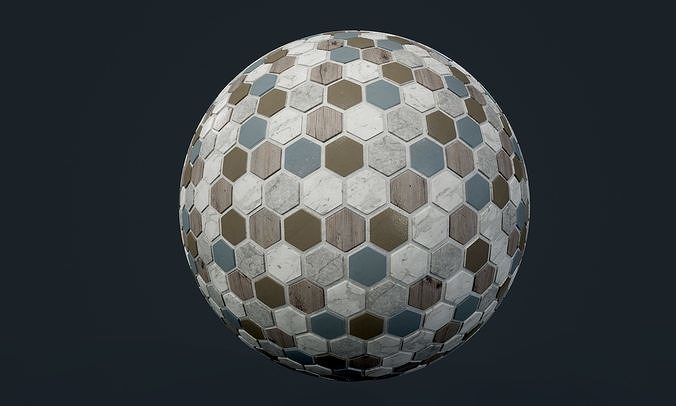 Marble Tile Seamless PBR Texture Texture