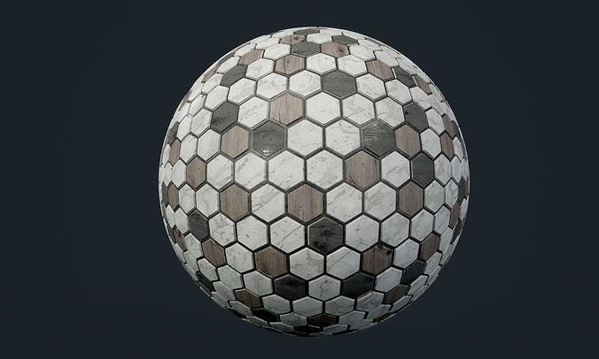 Marble Tile Seamless PBR Texture Texture