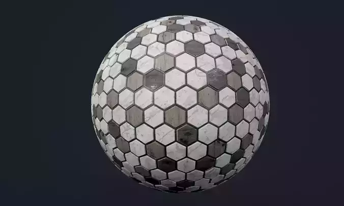 Marble Tile Seamless PBR Texture