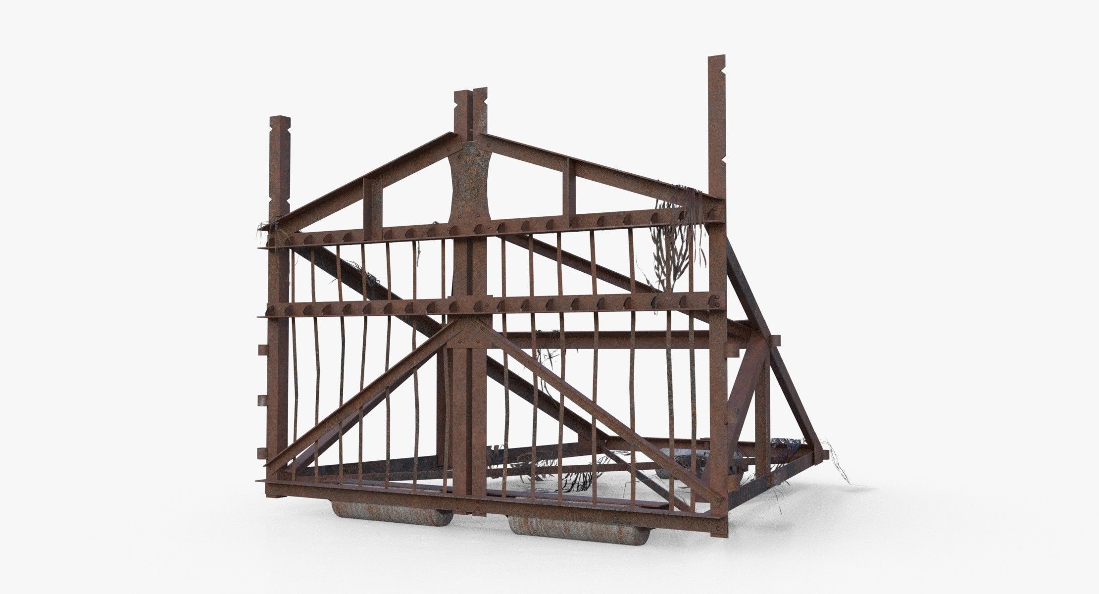 D-Day Obstacles 3D Model Collection_8