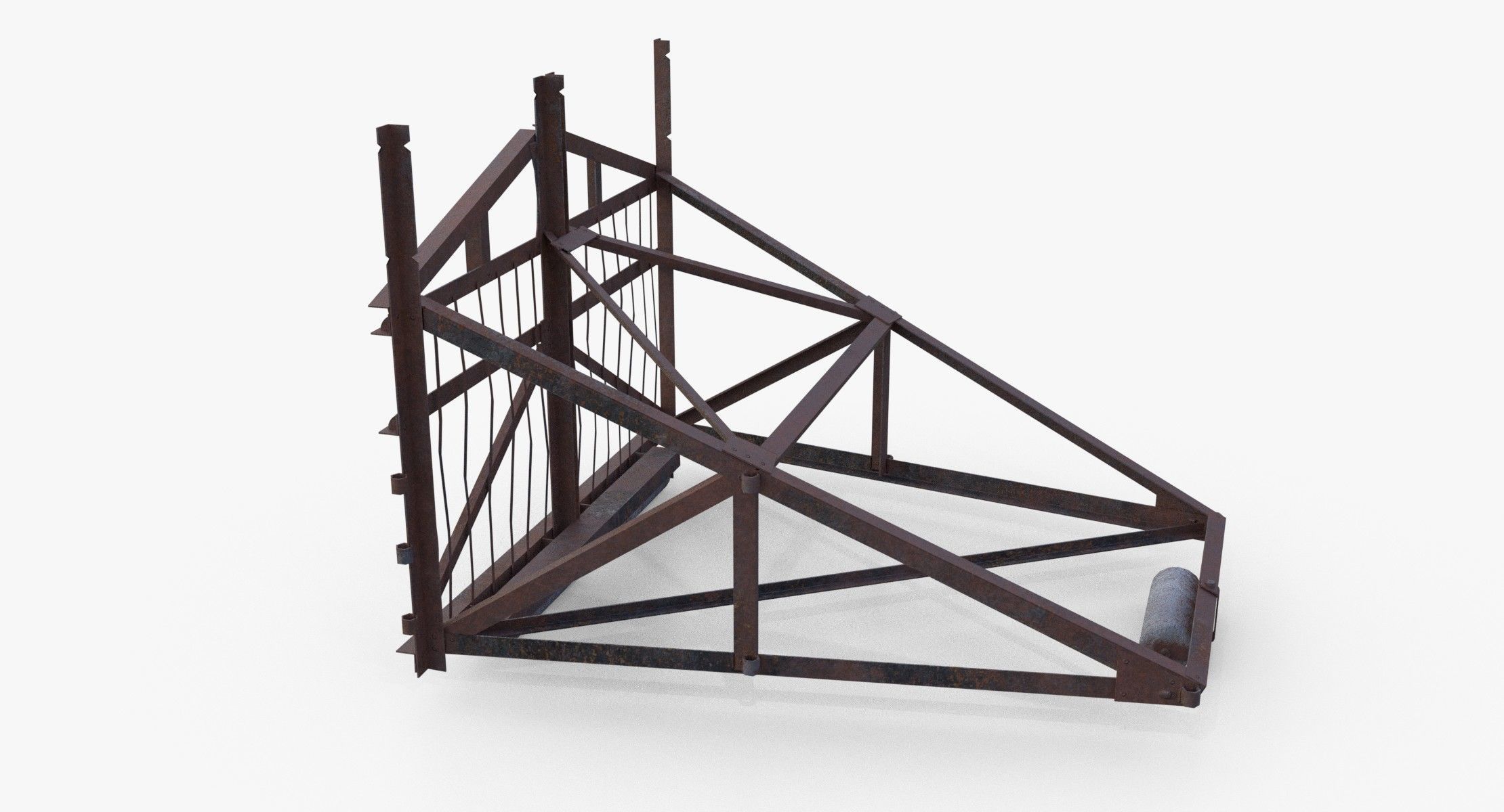 D-Day Obstacles 3D Model Collection_4