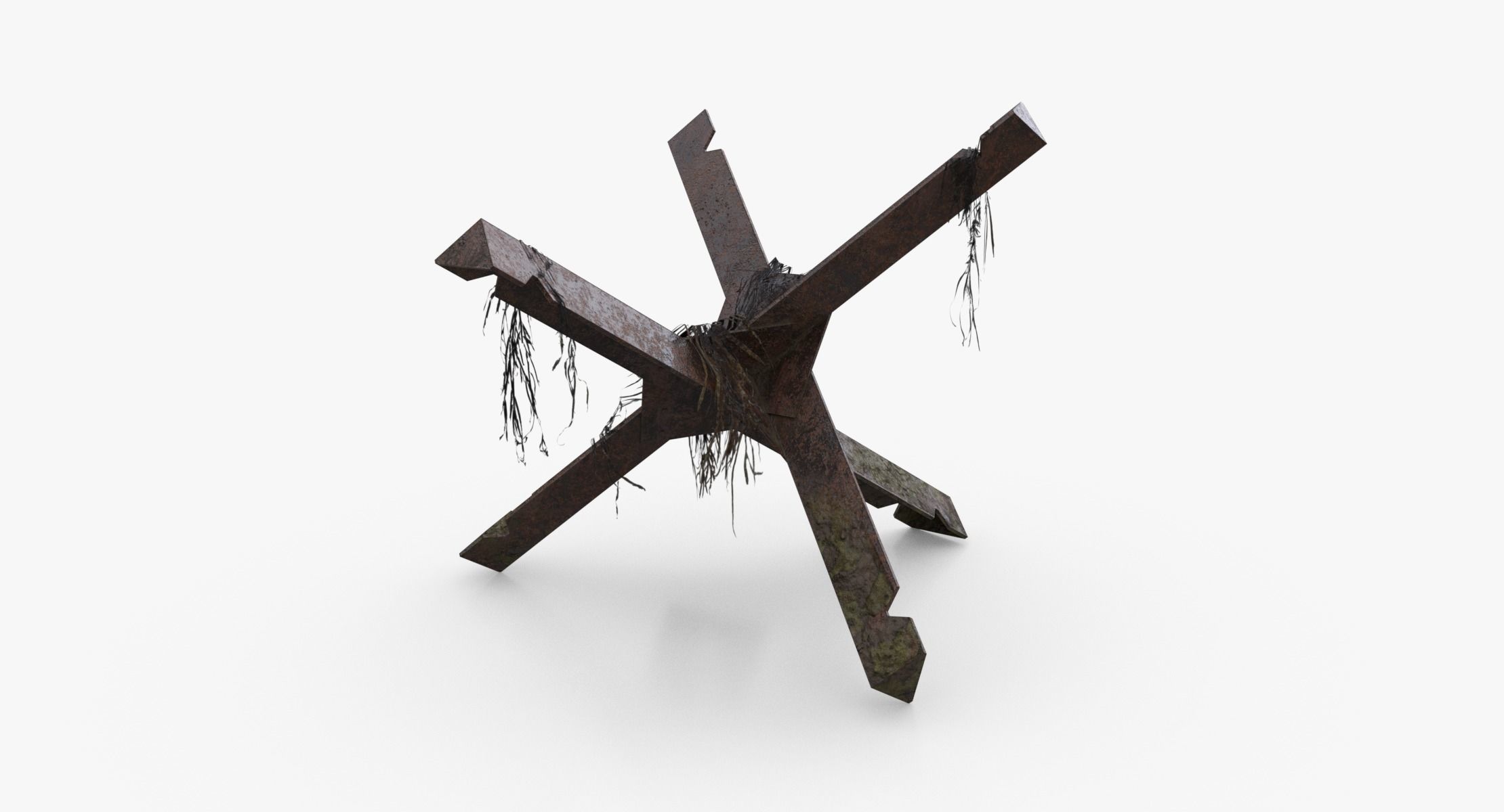 D-Day Obstacles 3D Model Collection_11
