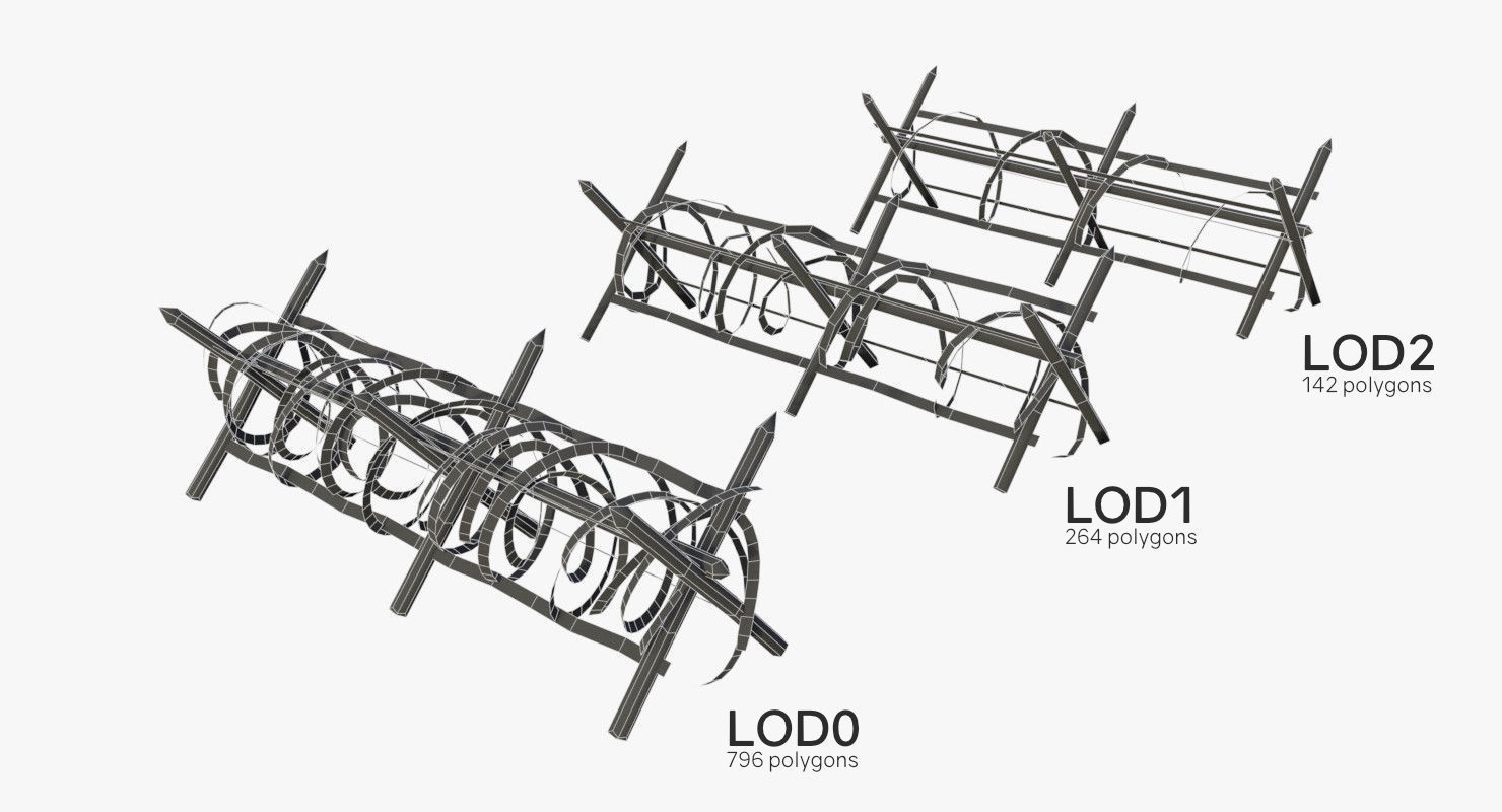 D-Day Obstacles 3D Model Collection_38