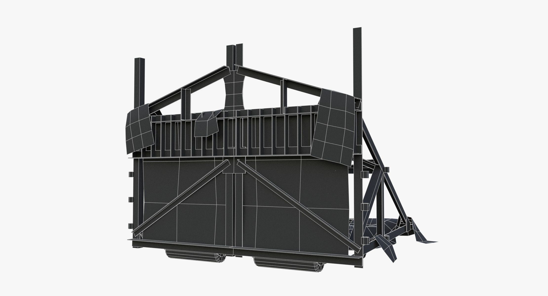 D-Day Obstacles 3D Model Collection_9