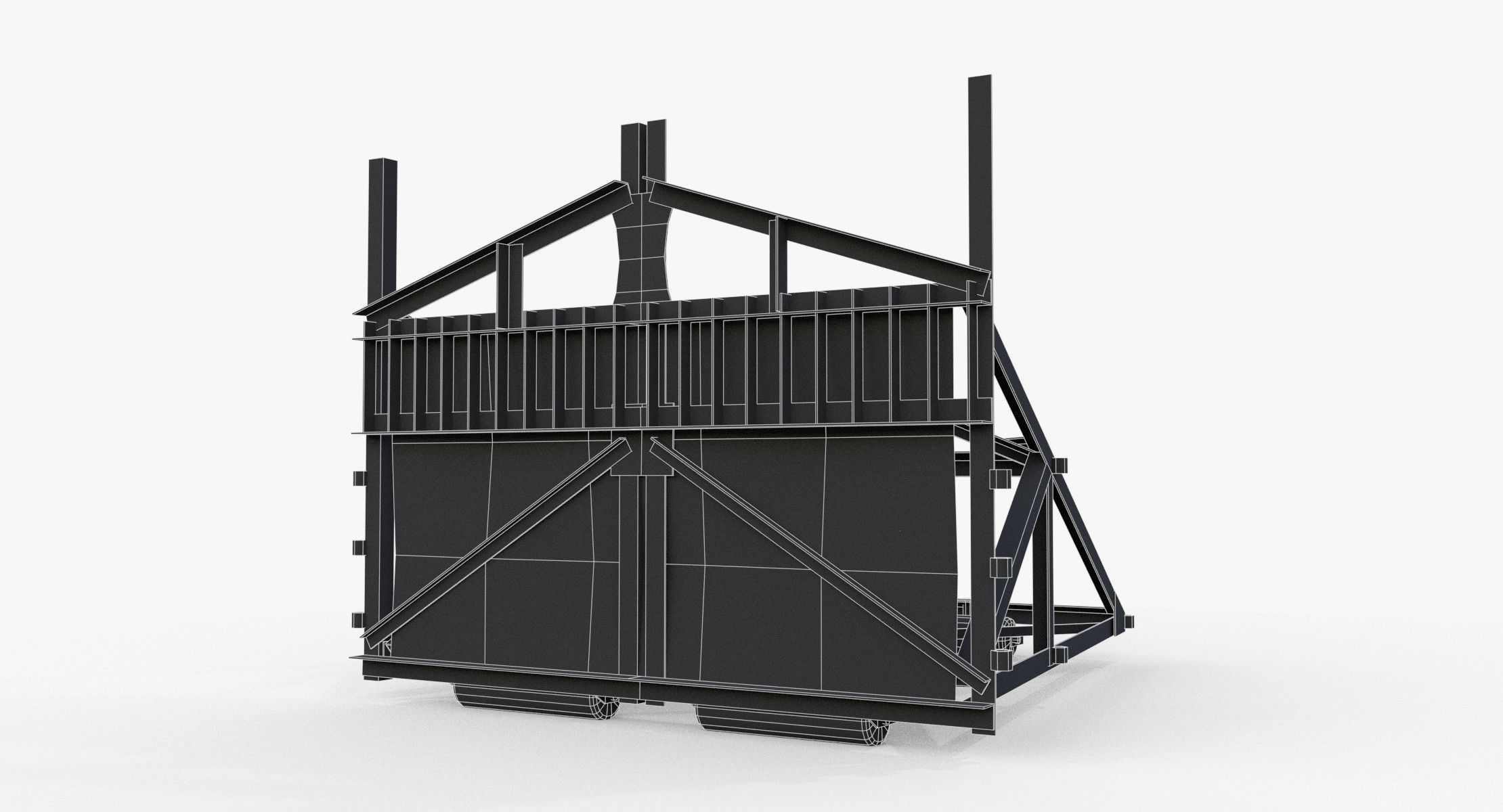 D-Day Obstacles 3D Model Collection_5