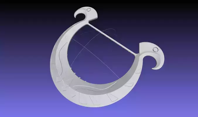 Zelda Goddess Harp Printable Model 3D print model