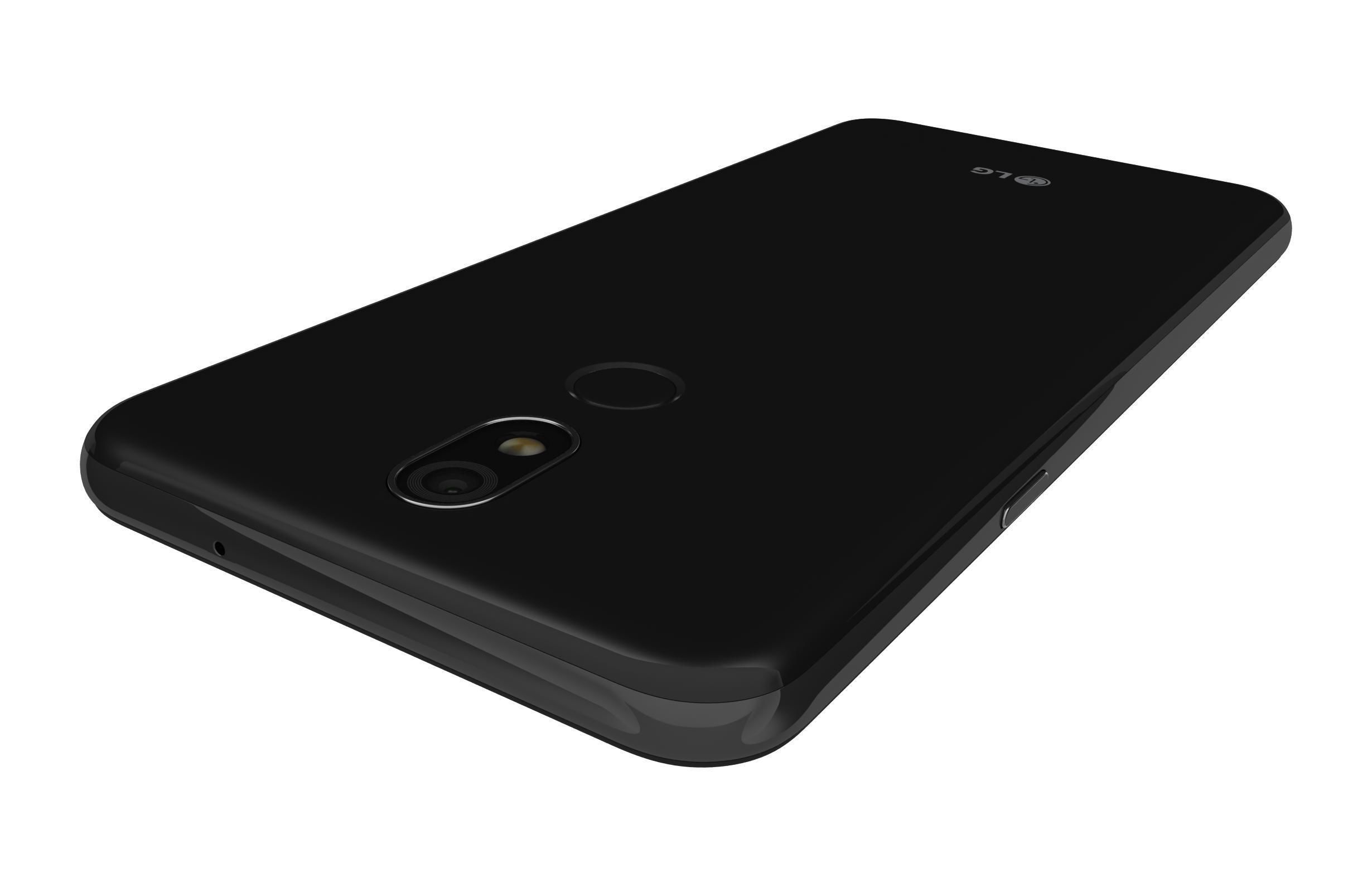 LG K40 Black 3D model_11