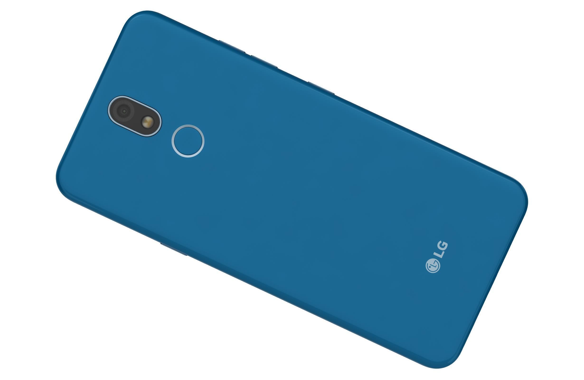 LG K40 Blue 3D model_5