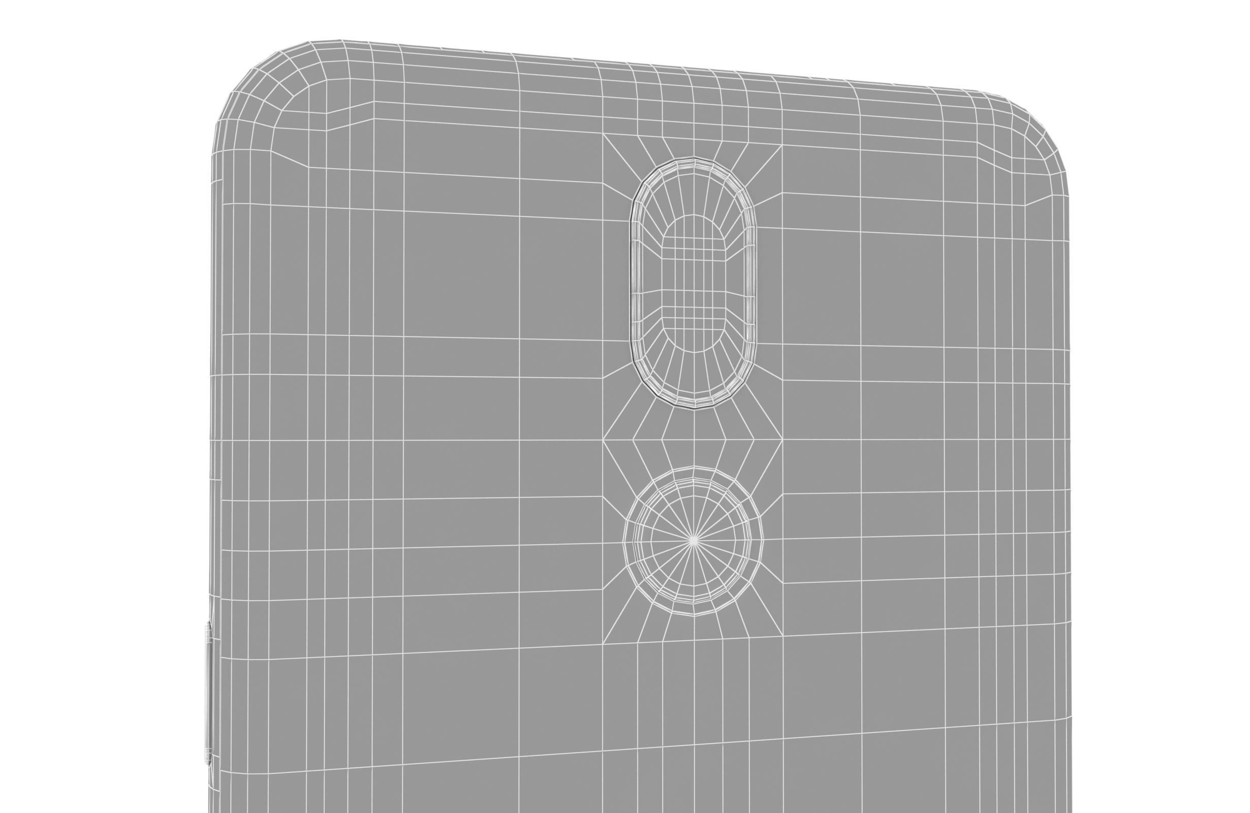 LG K40 Blue 3D model_15