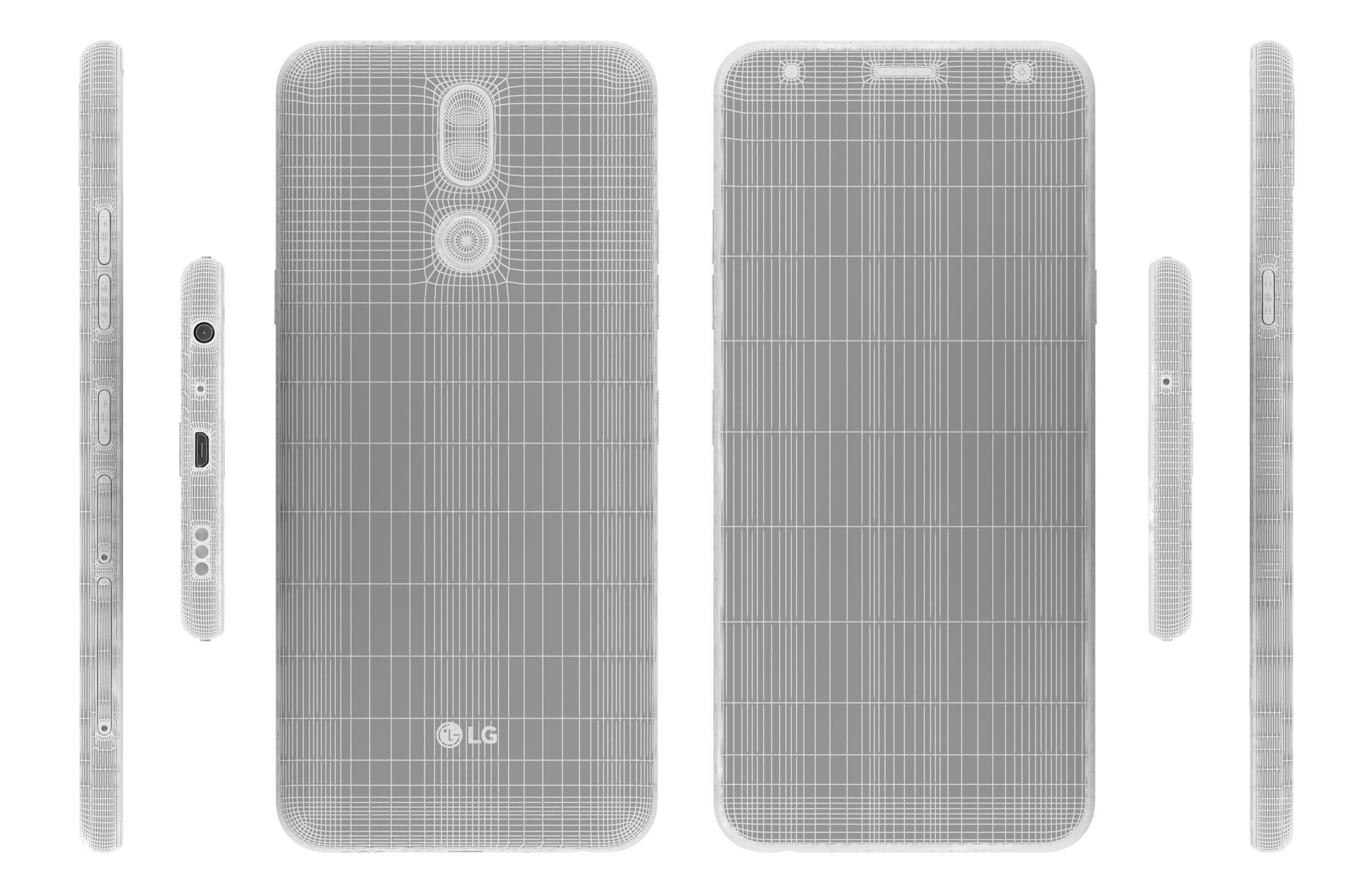 LG K40 All Colors 3D model_14
