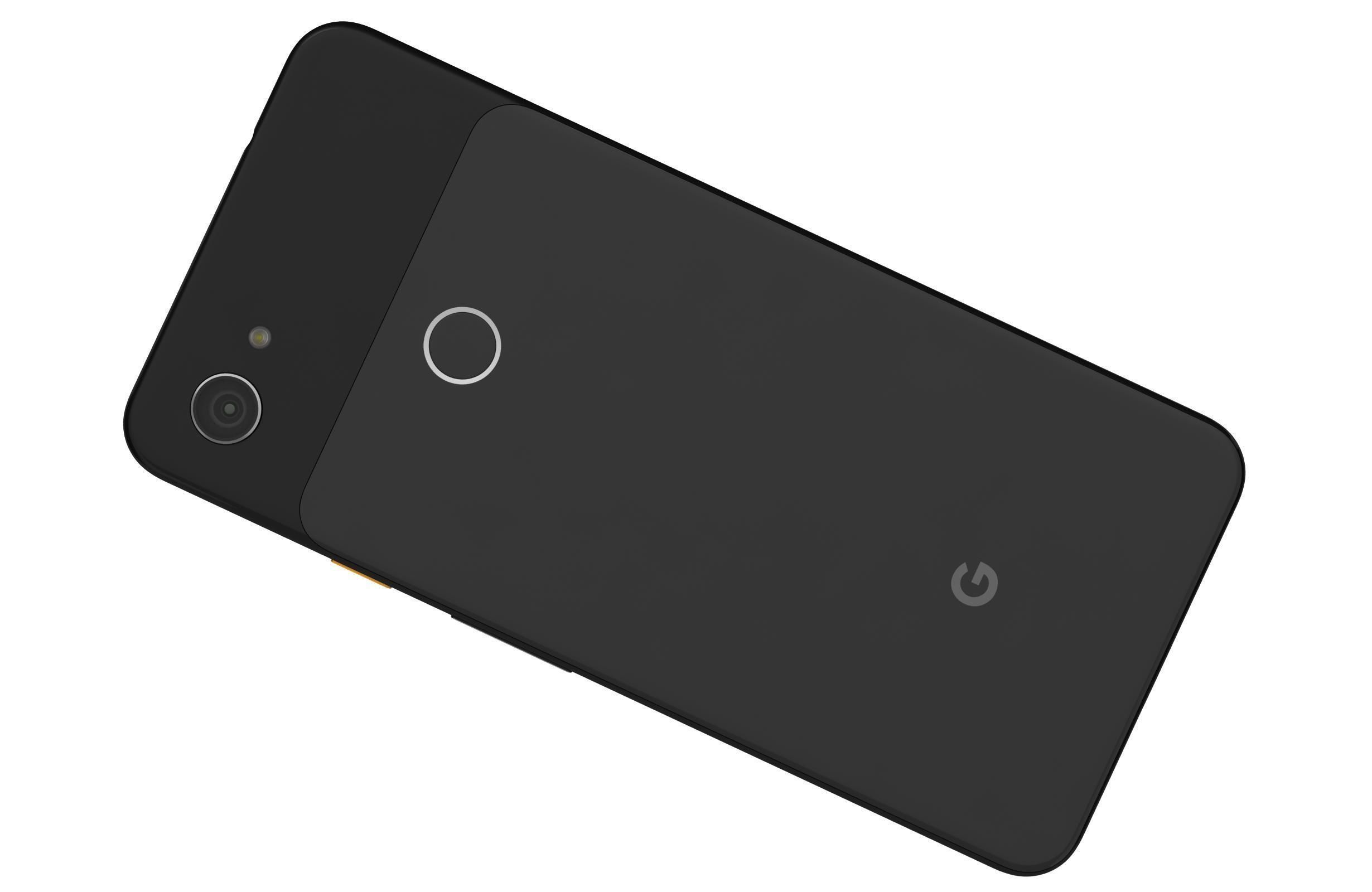 Google Pixel 3a Black 3D model_5