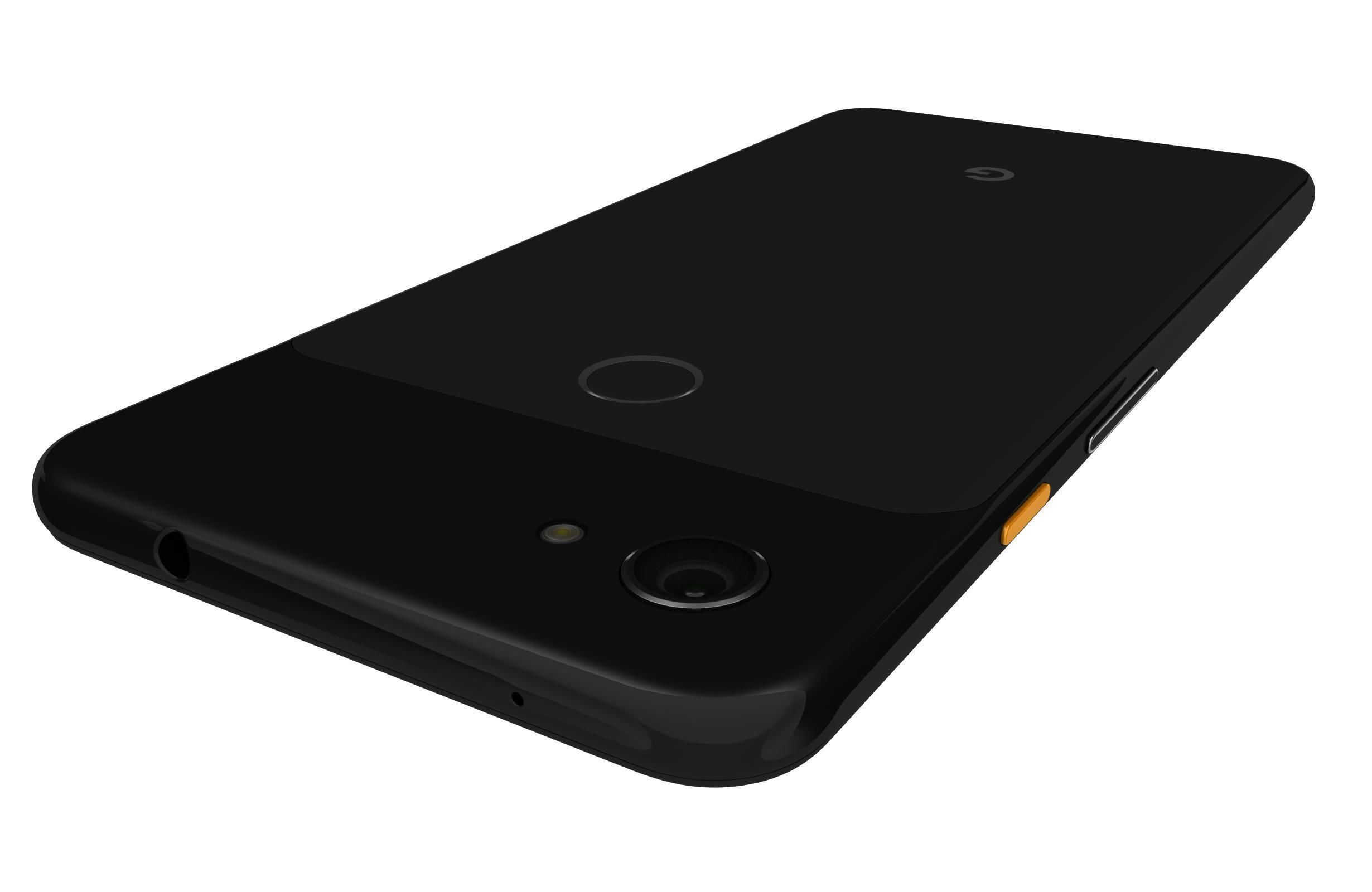 Google Pixel 3a Black 3D model_11