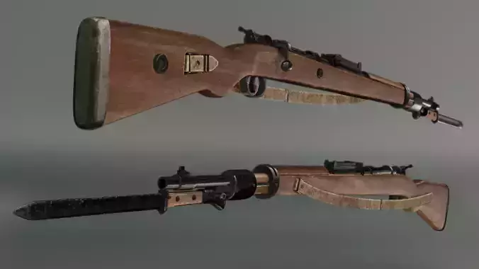 Gewehr 98 - Type Rifle 3D model