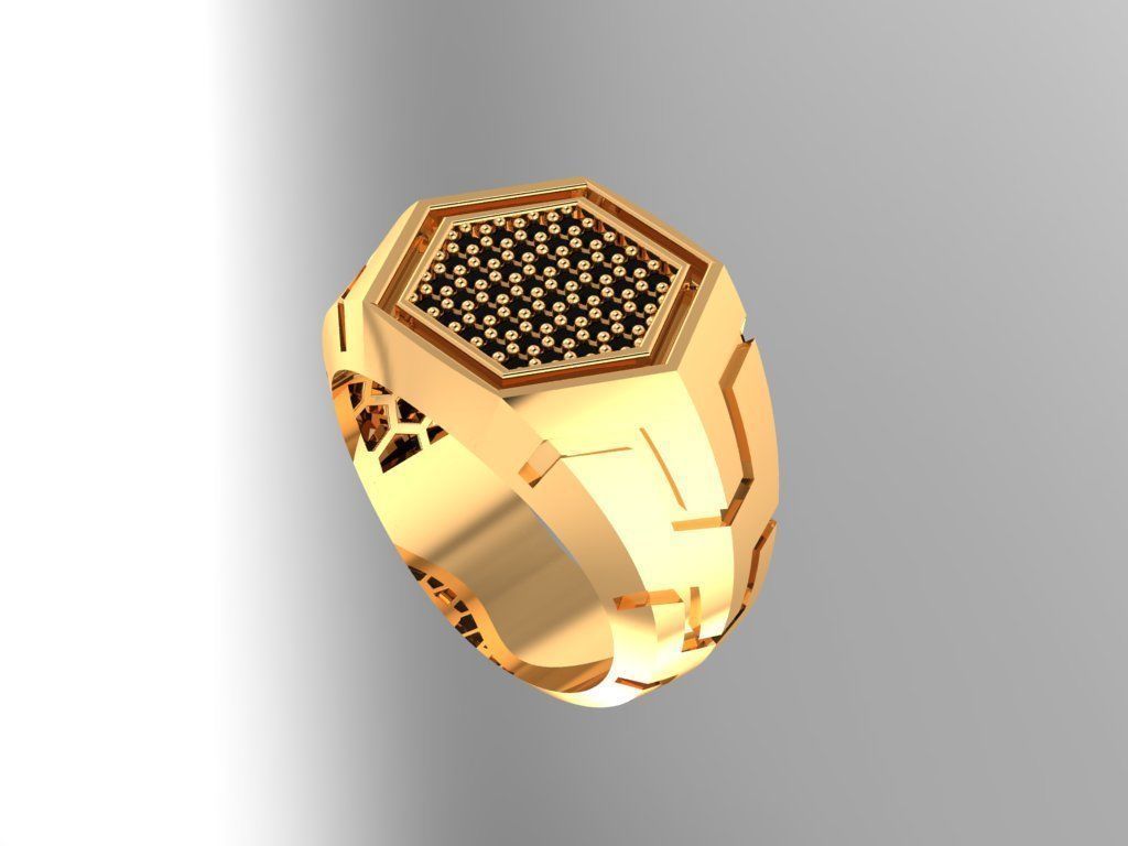 David Yurman Man Ring 3D print model_3