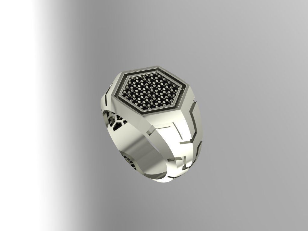 David Yurman Man Ring 3D print model_2