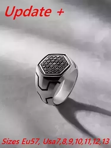 David Yurman Man Ring 3D print model
