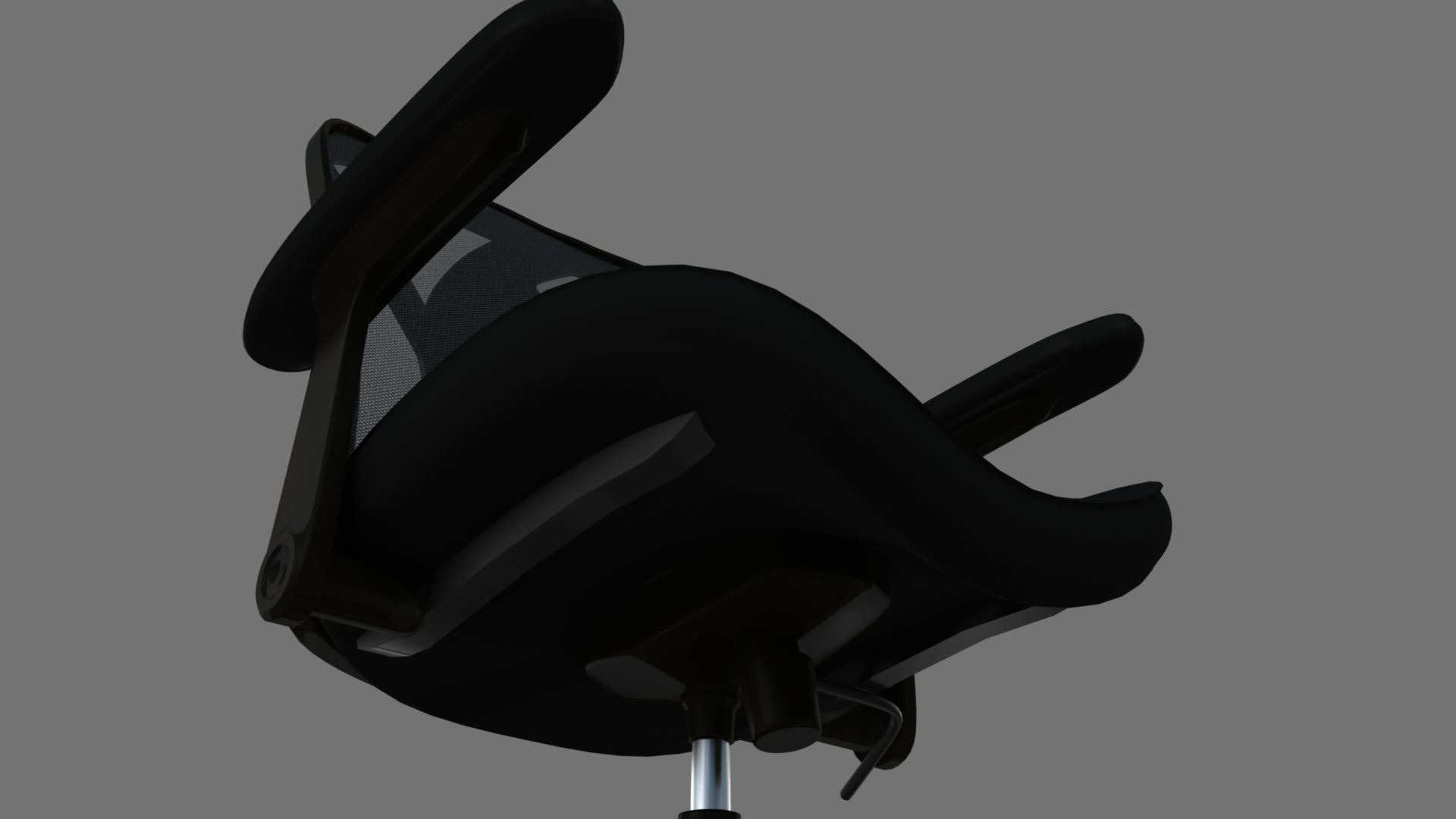 Chair with net 3D model_16