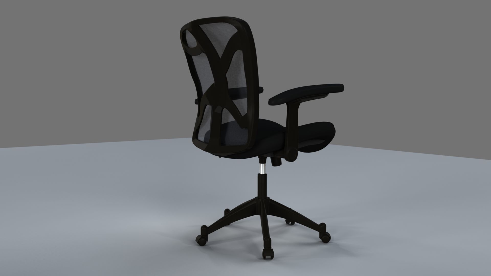 Chair with net 3D model_17