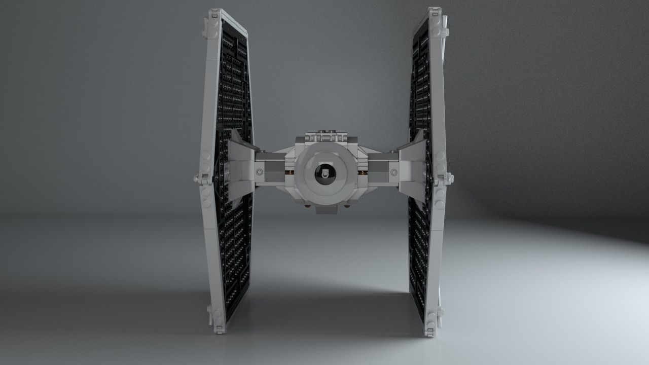 LEGO Starwars TIE fighter 3D model_4