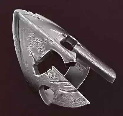 Gladiator ring Silver Gold  Print 3D print model