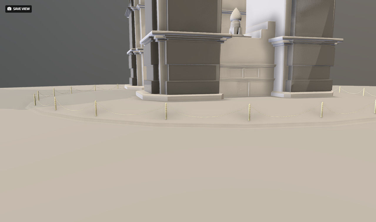 India Gate - VR Ready 3d Model 3D model_7