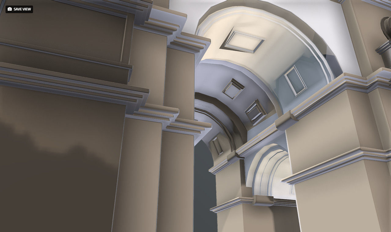 India Gate - VR Ready 3d Model 3D model_2