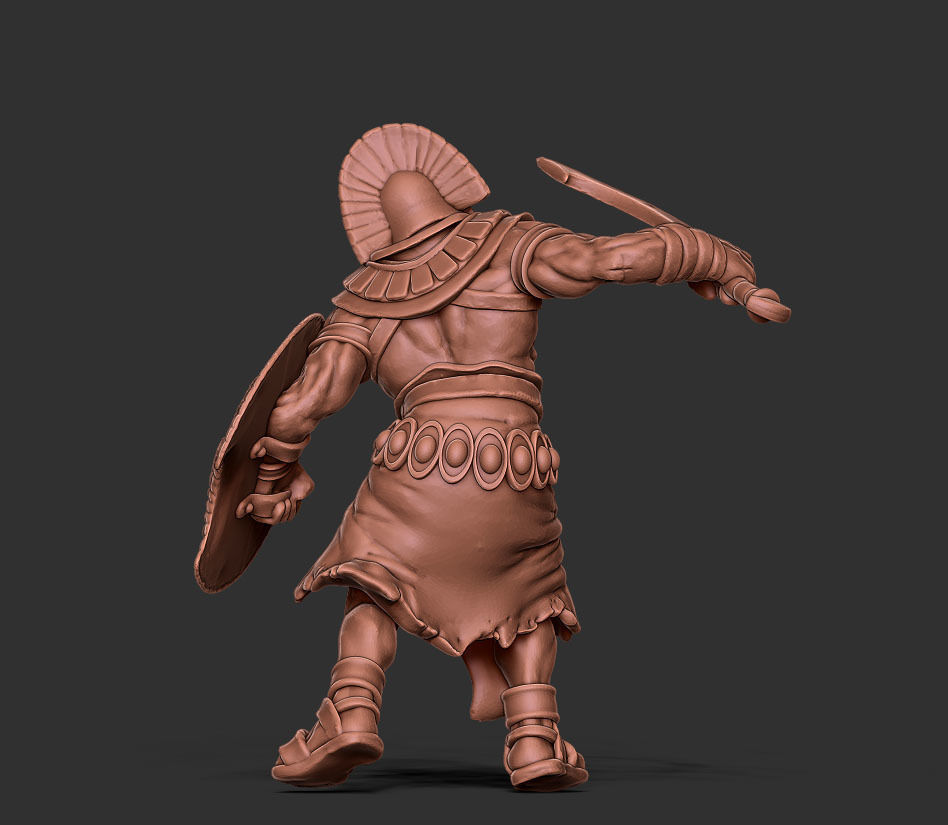Egyptian warrior - Orion - 35mm scale 3D print model_4