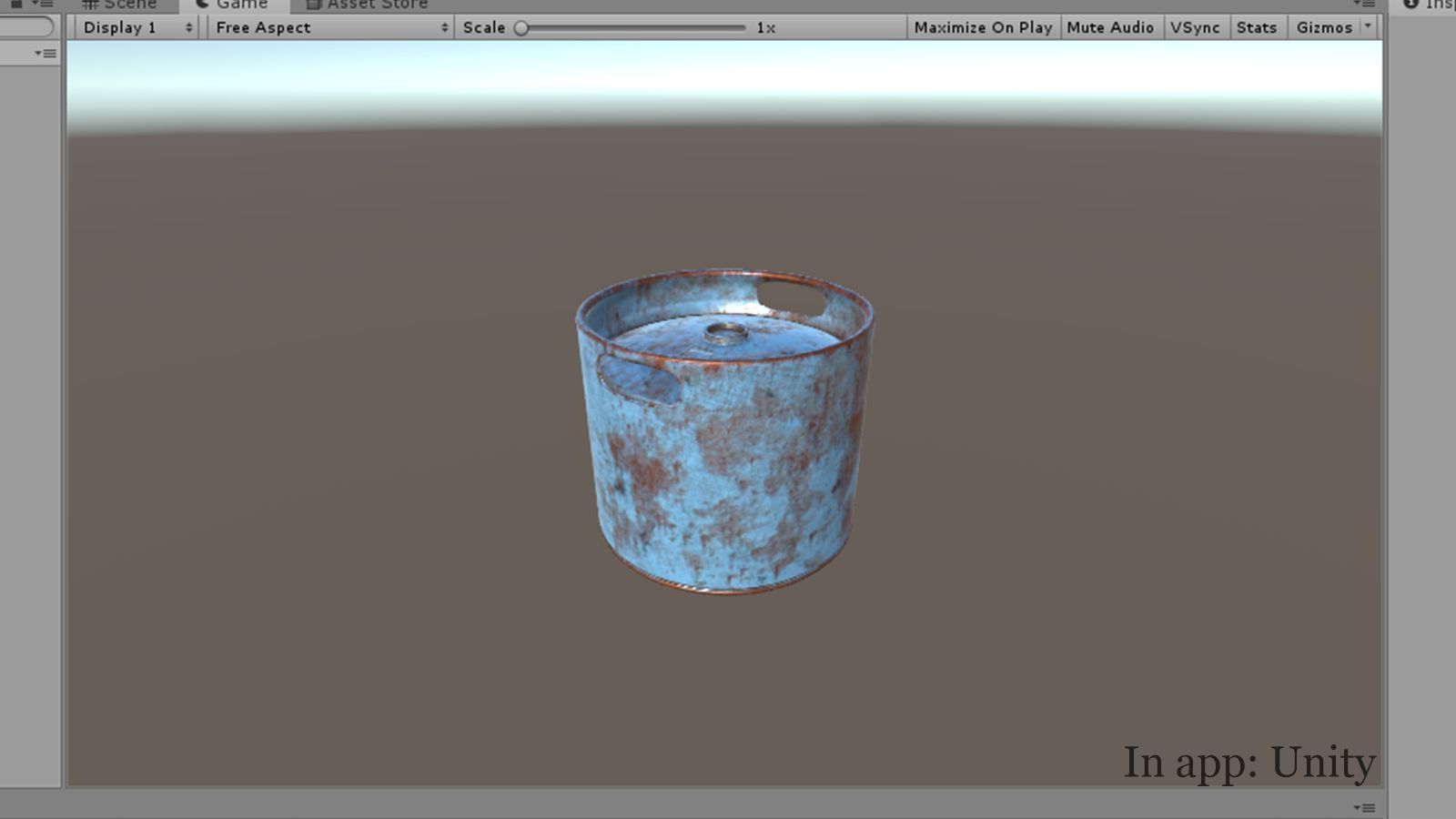 Steel Barrel - Type B Low-poly 3D model_10