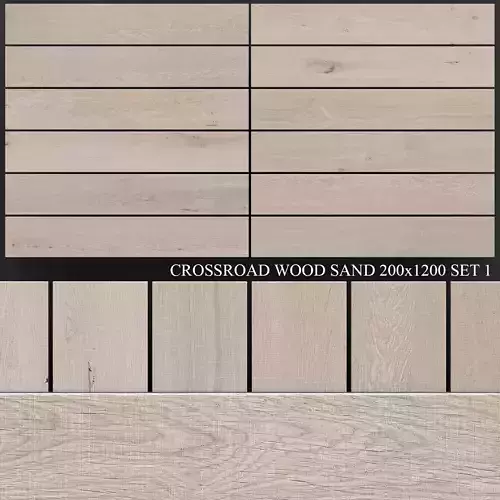 ABK Crossroad Wood Sand 200x1200 Set 1 3D model