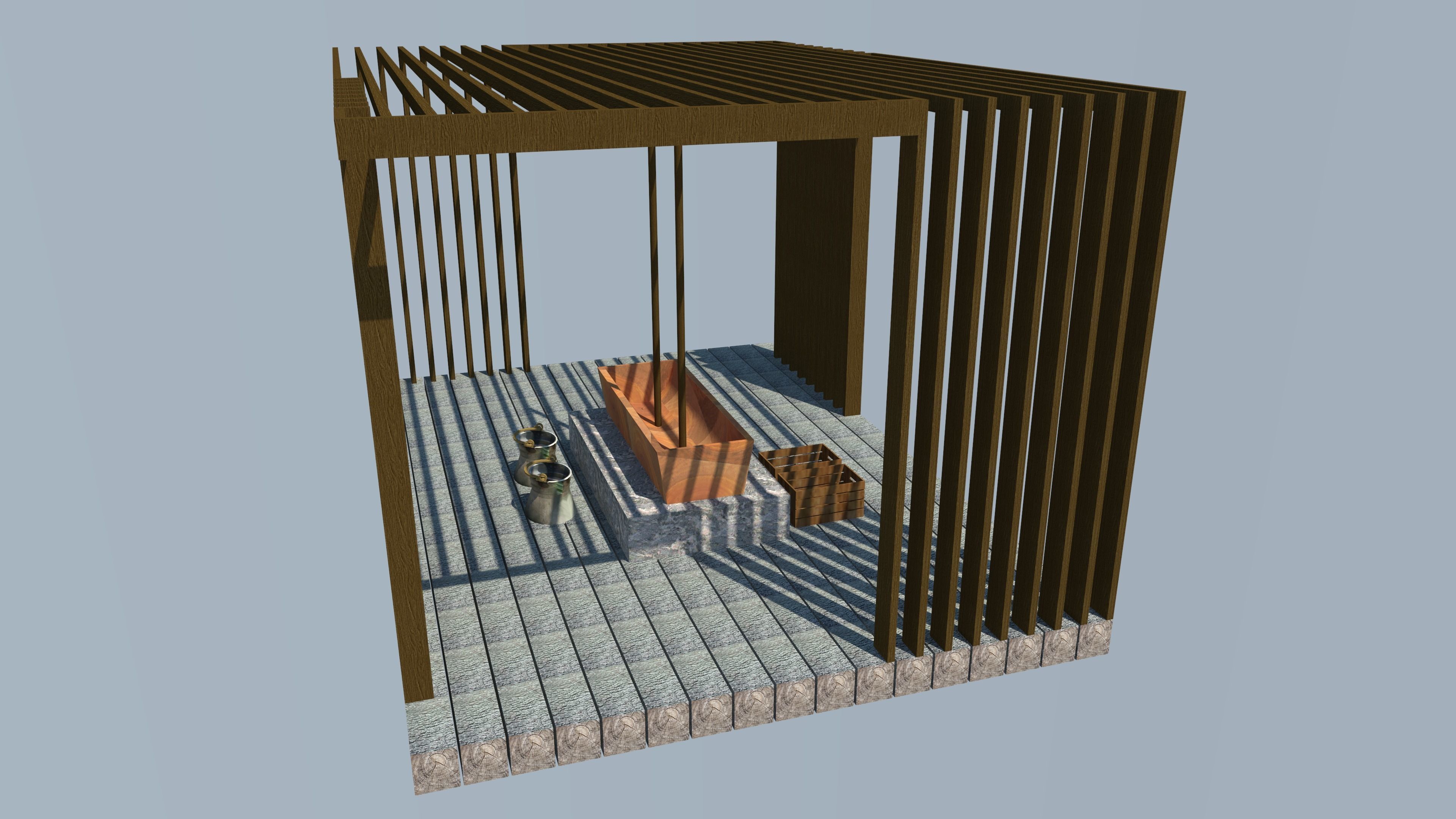 VILLAGE HOUSE 3D model_10