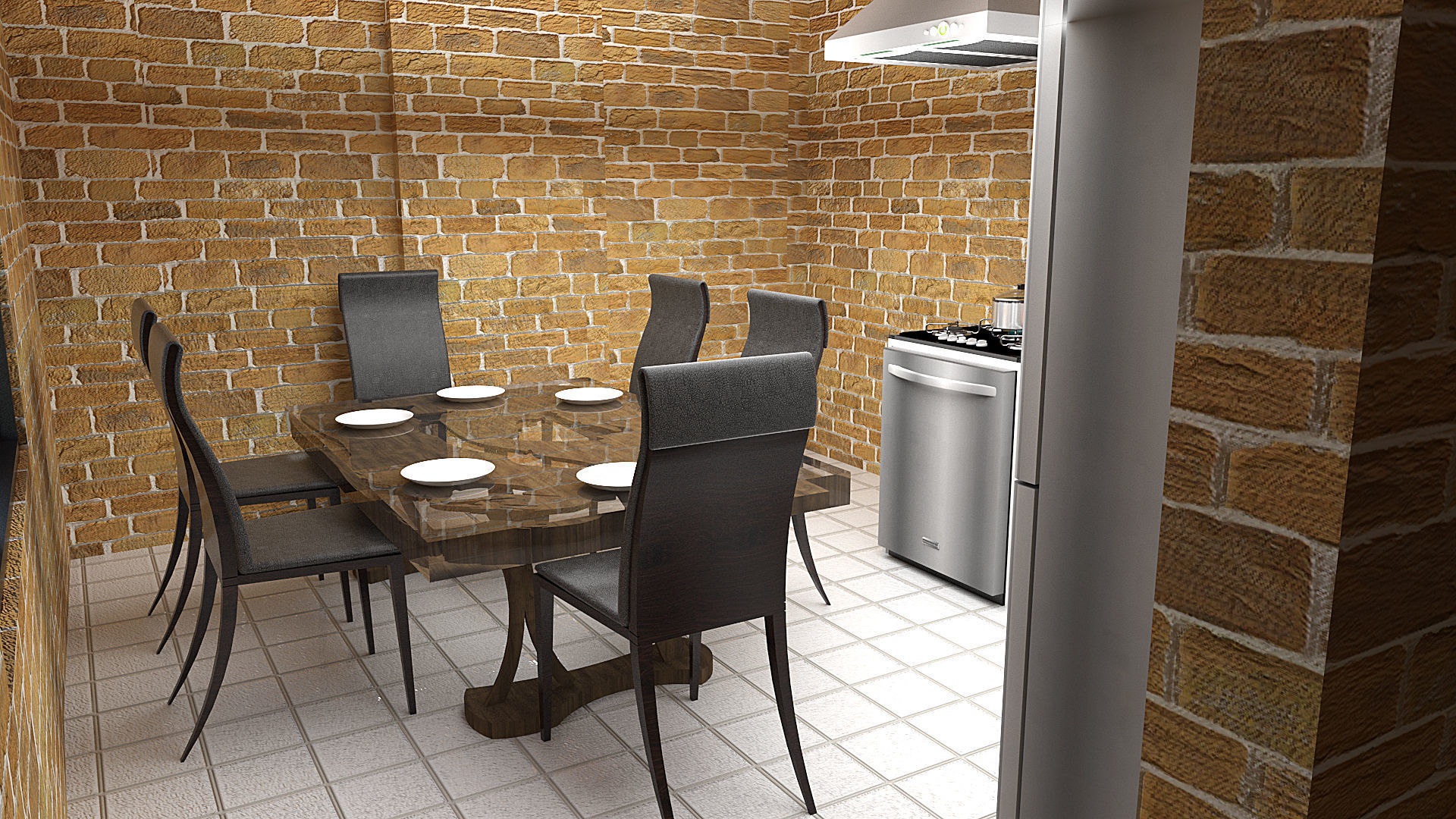 VILLAGE HOUSE 3D model_9