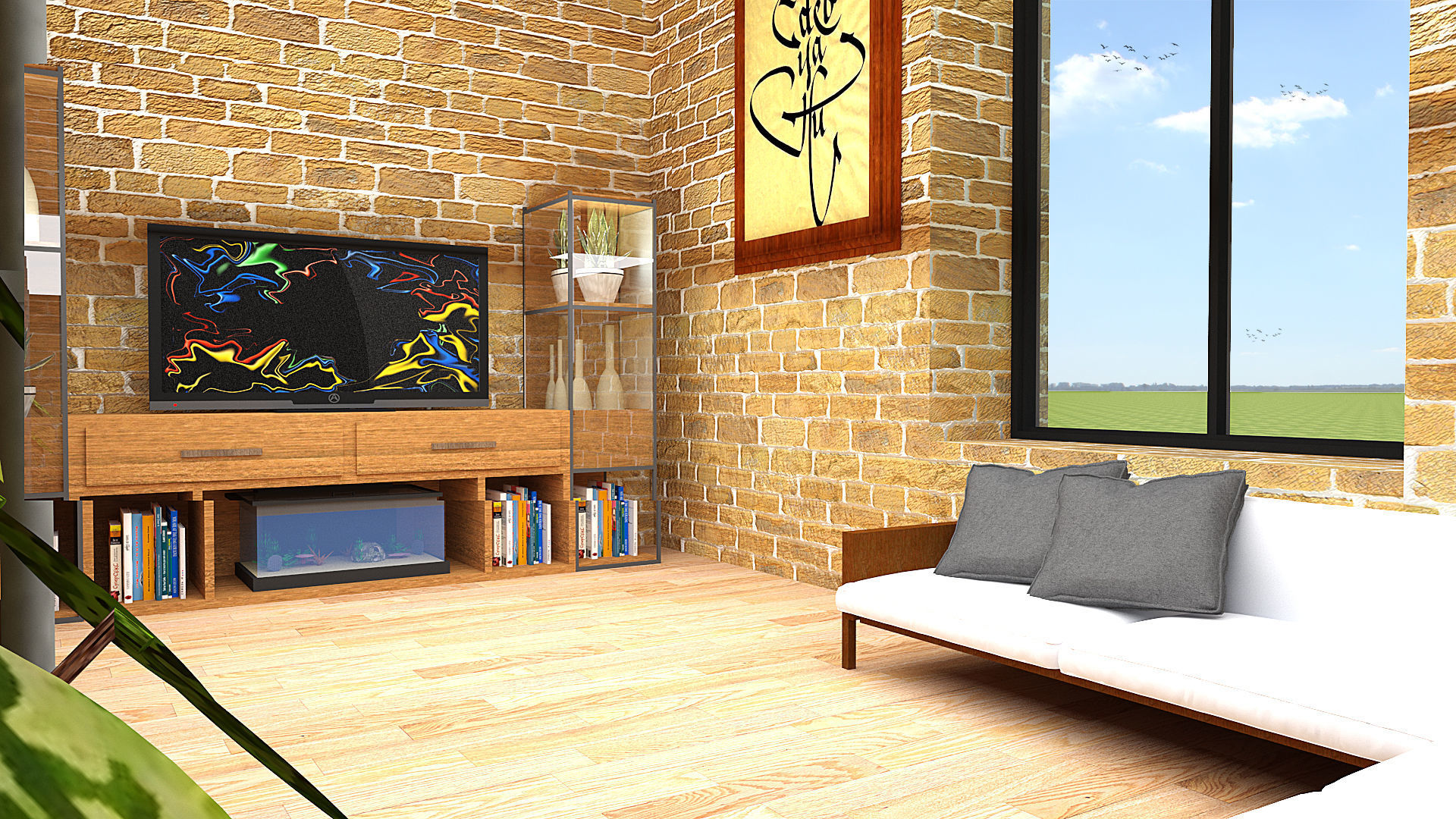 VILLAGE HOUSE 3D model_8