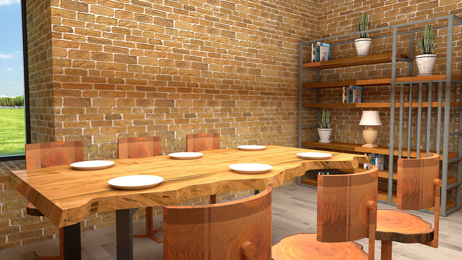 VILLAGE HOUSE 3D model_5