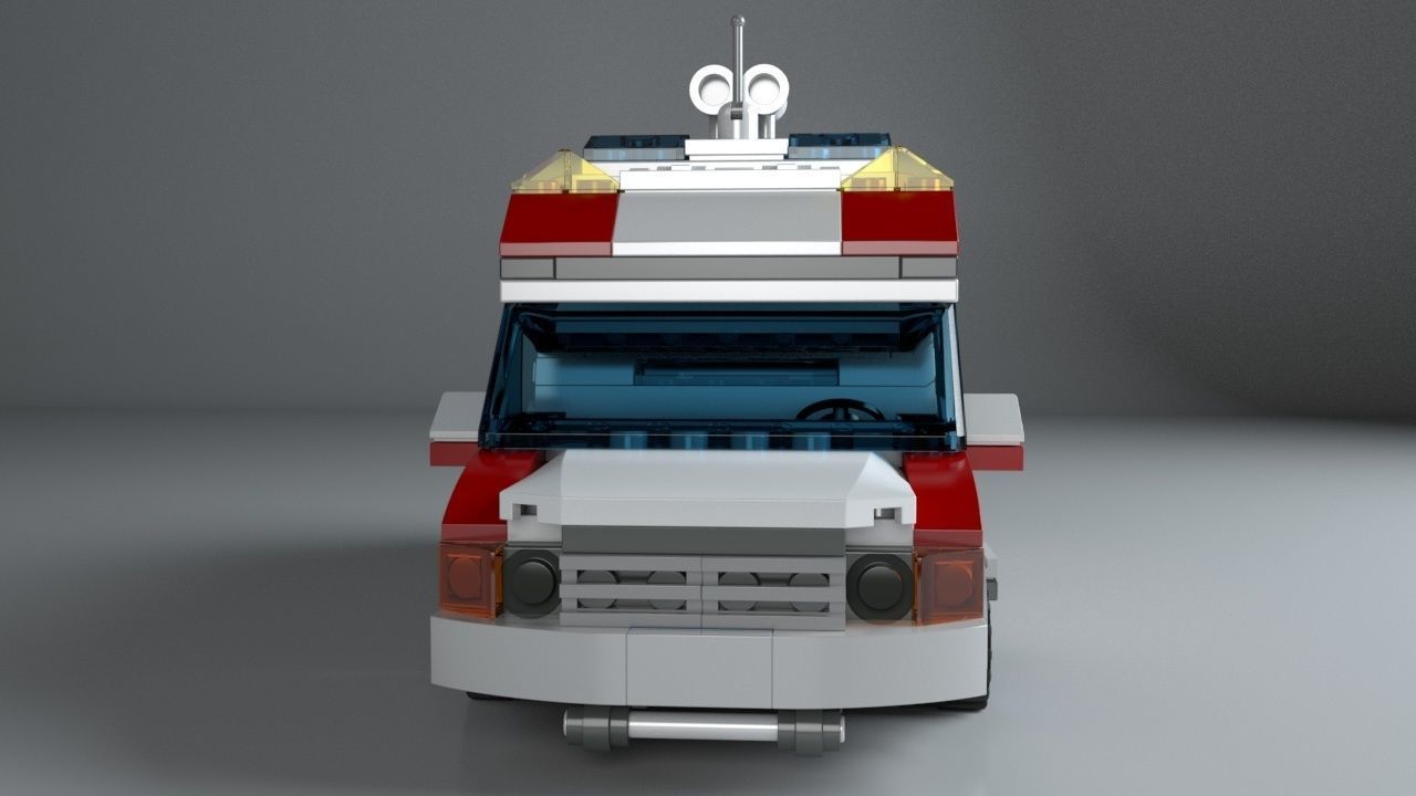 LEGO Ambulancer 3D model_1