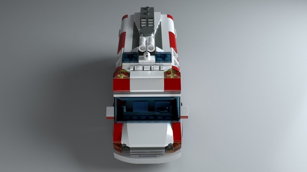 LEGO Ambulancer 3D model_2
