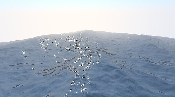 Ocean Low-poly 3D model