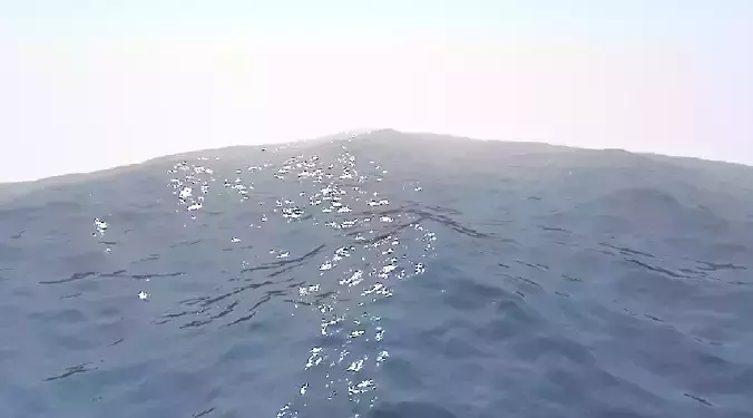 Ocean Low-poly 3D model