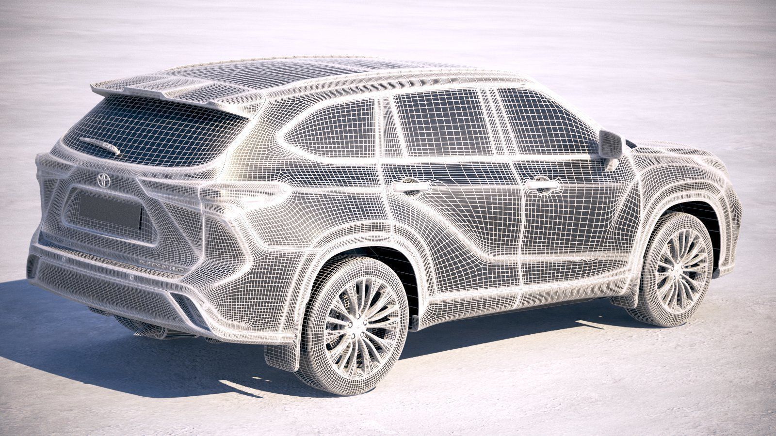 Toyota Highlander 2020 3D model_25