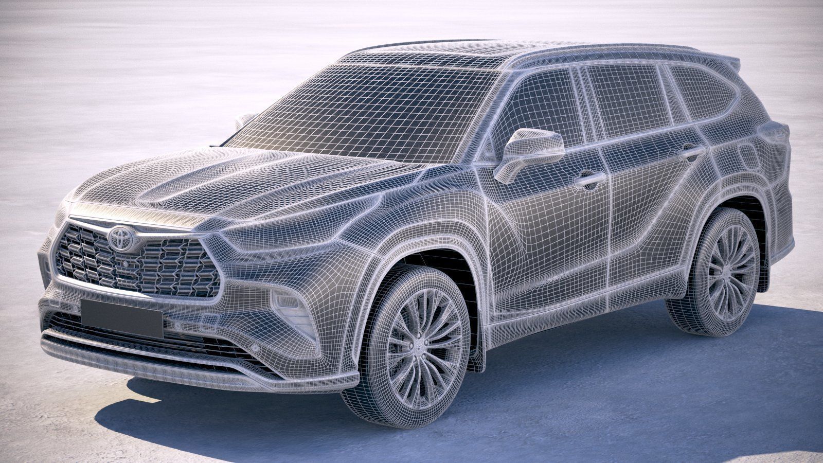 Toyota Highlander 2020 3D model_24