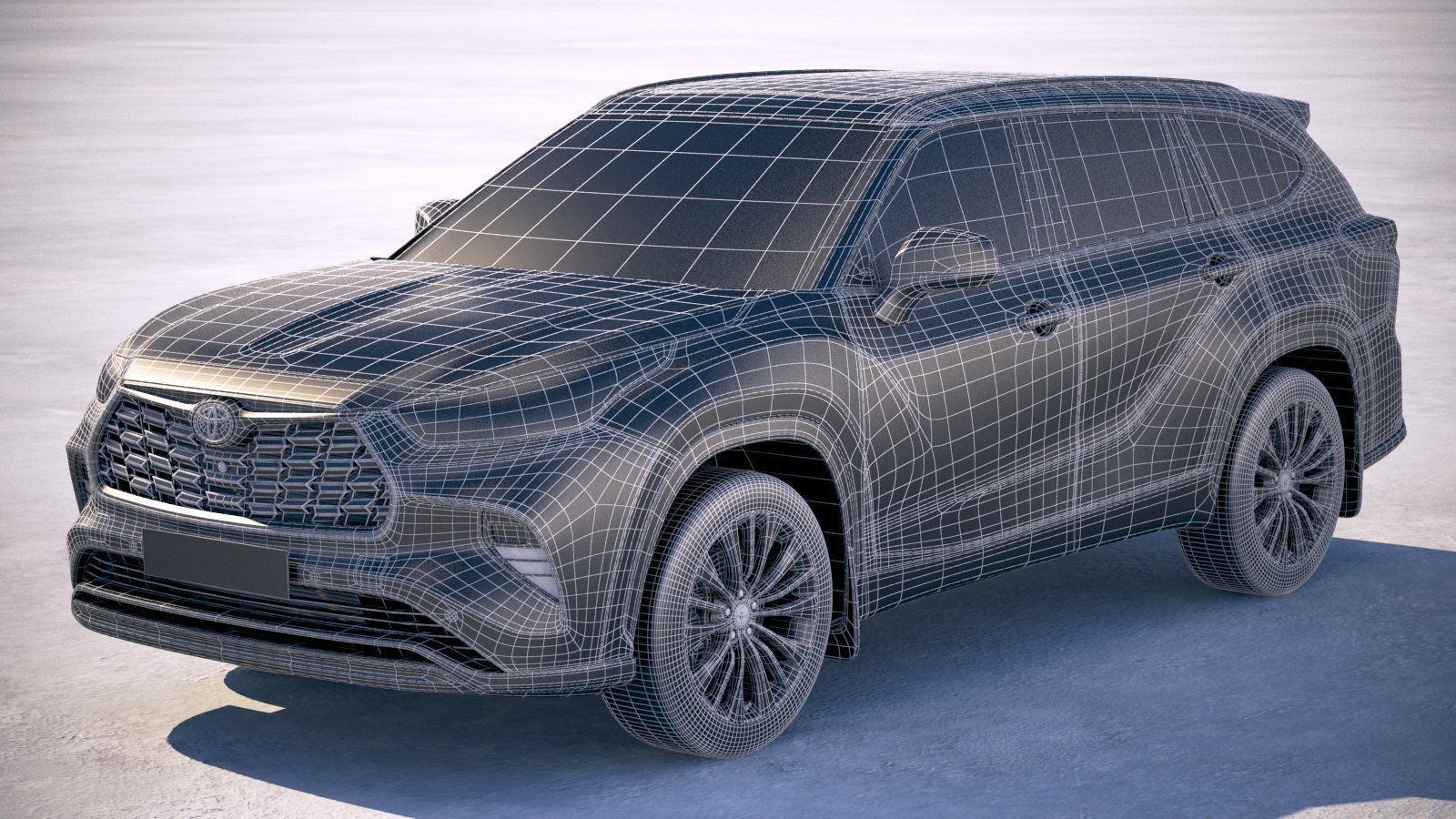 Toyota Highlander 2020 3D model_26
