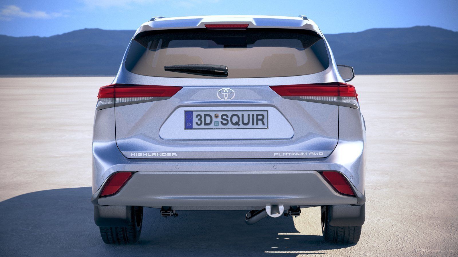 Toyota Highlander 2020 3D model_10