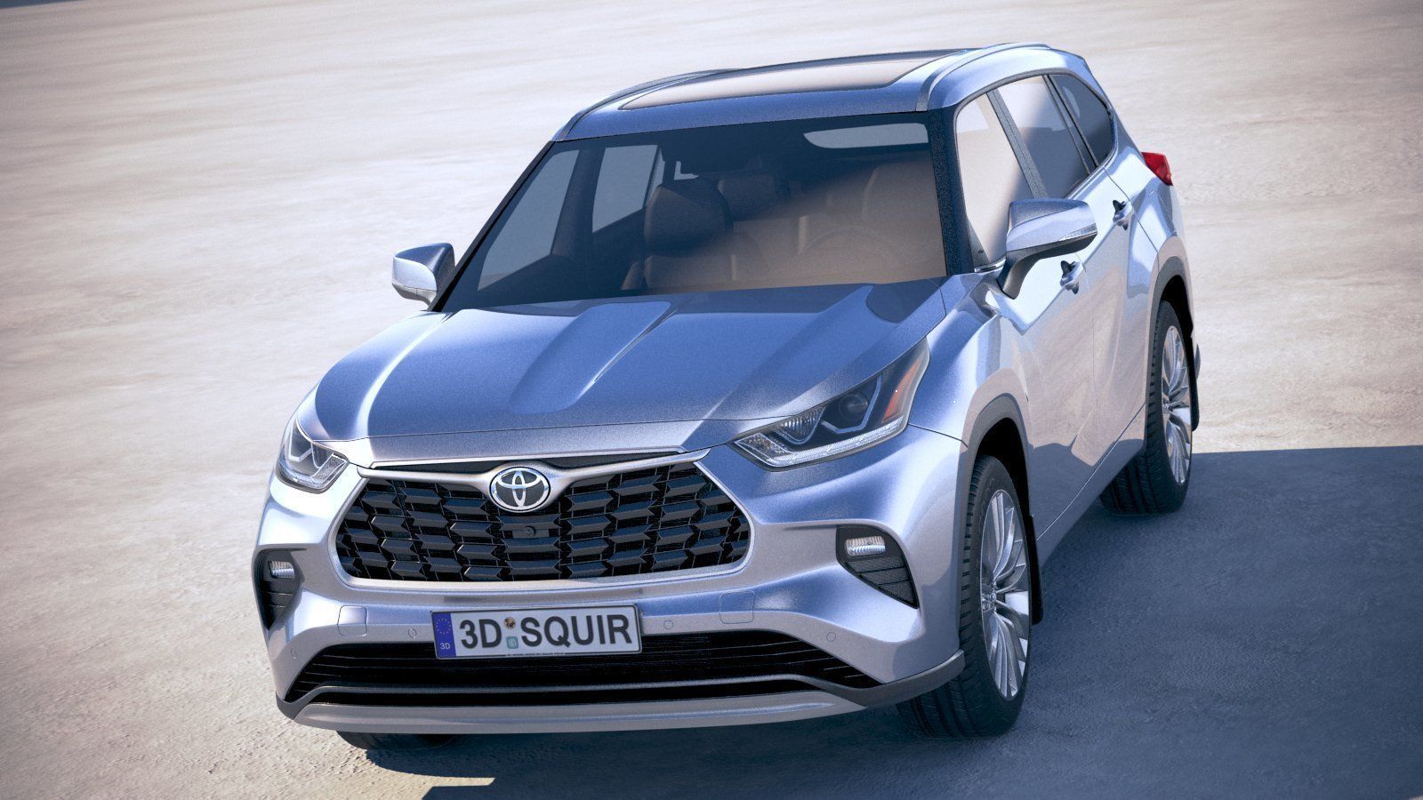 Toyota Highlander 2020 3D model_1