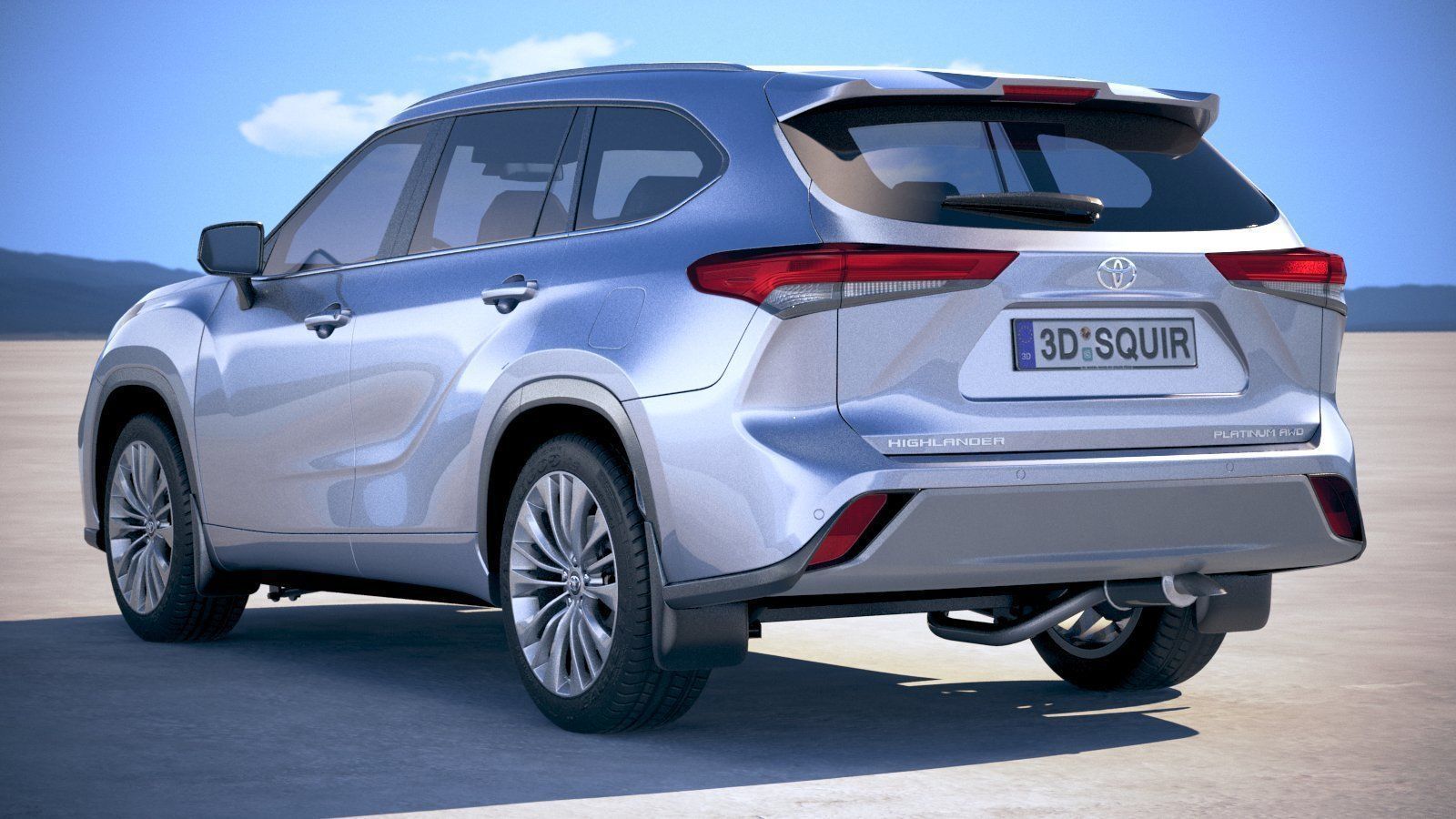 Toyota Highlander 2020 3D model_13